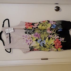 Tommy Bahama linen dress sz M Tropolicious engineered short dress